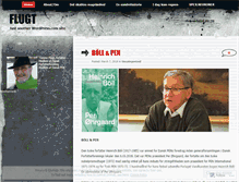 Tablet Screenshot of flugt.wordpress.com
