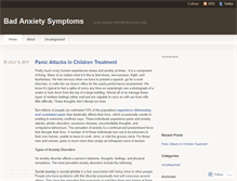 Tablet Screenshot of instantanxietyrelief.wordpress.com