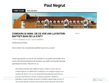 Tablet Screenshot of negrutpaul.wordpress.com