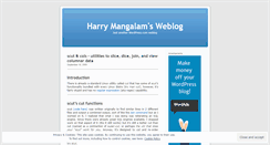 Desktop Screenshot of hjmangalam.wordpress.com