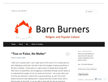 Tablet Screenshot of barnburners.wordpress.com