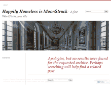 Tablet Screenshot of happilyhomeless2.wordpress.com