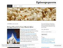 Tablet Screenshot of episcopopcorn.wordpress.com