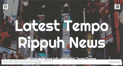 Desktop Screenshot of latesttemporippuhnews.wordpress.com