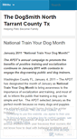 Mobile Screenshot of dogsmithtx.wordpress.com