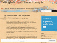 Tablet Screenshot of dogsmithtx.wordpress.com