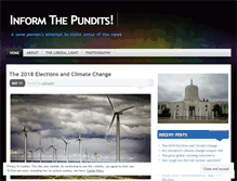 Tablet Screenshot of informthepundits.wordpress.com