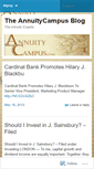 Mobile Screenshot of annuitycampus.wordpress.com