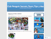 Tablet Screenshot of clubpenguinosecrets.wordpress.com