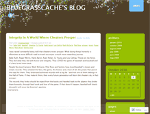 Tablet Screenshot of bluegrasscache.wordpress.com