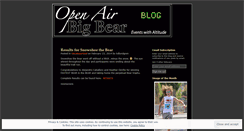 Desktop Screenshot of openairbigbear.wordpress.com