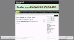 Desktop Screenshot of emonome.wordpress.com