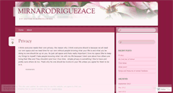 Desktop Screenshot of mirnarodriguezace.wordpress.com