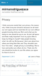 Mobile Screenshot of mirnarodriguezace.wordpress.com