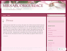 Tablet Screenshot of mirnarodriguezace.wordpress.com