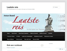 Tablet Screenshot of laatstereis.wordpress.com