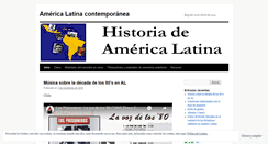 Desktop Screenshot of historiadeamericalatina.wordpress.com