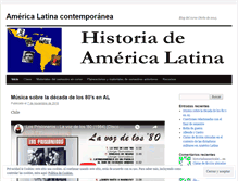 Tablet Screenshot of historiadeamericalatina.wordpress.com