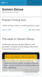 Mobile Screenshot of gamersdeluxe.wordpress.com
