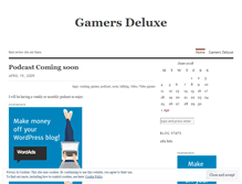 Tablet Screenshot of gamersdeluxe.wordpress.com