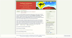 Desktop Screenshot of outbacksolutions.wordpress.com