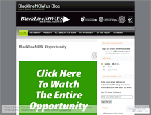 Tablet Screenshot of blacklinenow.wordpress.com