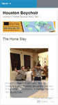 Mobile Screenshot of houstonboychoir.wordpress.com