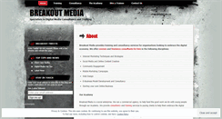 Desktop Screenshot of breakoutmediaacademy.wordpress.com