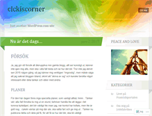 Tablet Screenshot of cickiscorner.wordpress.com