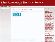 Tablet Screenshot of magiczne.wordpress.com