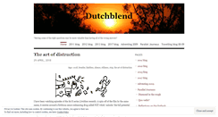 Desktop Screenshot of dutchblend.wordpress.com