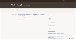 Desktop Screenshot of dearlinux.wordpress.com