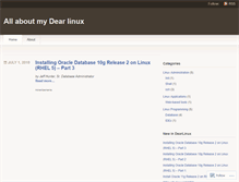 Tablet Screenshot of dearlinux.wordpress.com