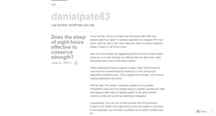 Desktop Screenshot of danialpate83.wordpress.com