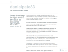 Tablet Screenshot of danialpate83.wordpress.com