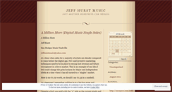 Desktop Screenshot of jeffhurstmusic.wordpress.com