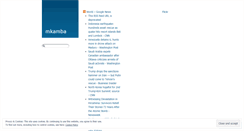 Desktop Screenshot of mkamba.wordpress.com