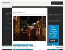 Tablet Screenshot of eyepeeay.wordpress.com
