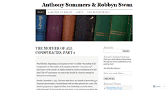 Desktop Screenshot of anthonysummersandrobbynswan.wordpress.com
