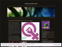 Tablet Screenshot of natashalavender.wordpress.com