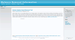 Desktop Screenshot of malwareremoval.wordpress.com