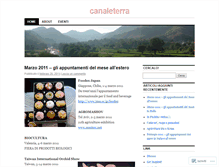 Tablet Screenshot of canaleterra.wordpress.com