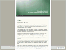 Tablet Screenshot of brandomness.wordpress.com