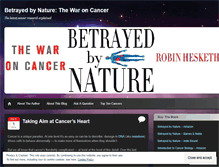 Tablet Screenshot of cancerforall.wordpress.com