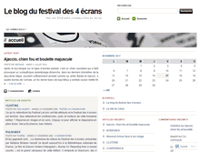 Tablet Screenshot of 4ecrans.wordpress.com