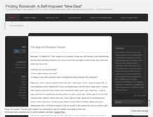 Tablet Screenshot of findingroosevelt.wordpress.com