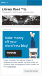 Mobile Screenshot of libraryroadtrip.wordpress.com
