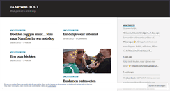Desktop Screenshot of jaapwalhout.wordpress.com