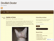 Tablet Screenshot of devilishdexter.wordpress.com