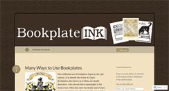 Desktop Screenshot of bookplateink.wordpress.com